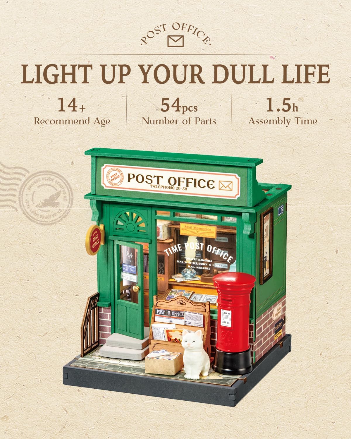 DIY Miniature House- (DS037) Century Post Office