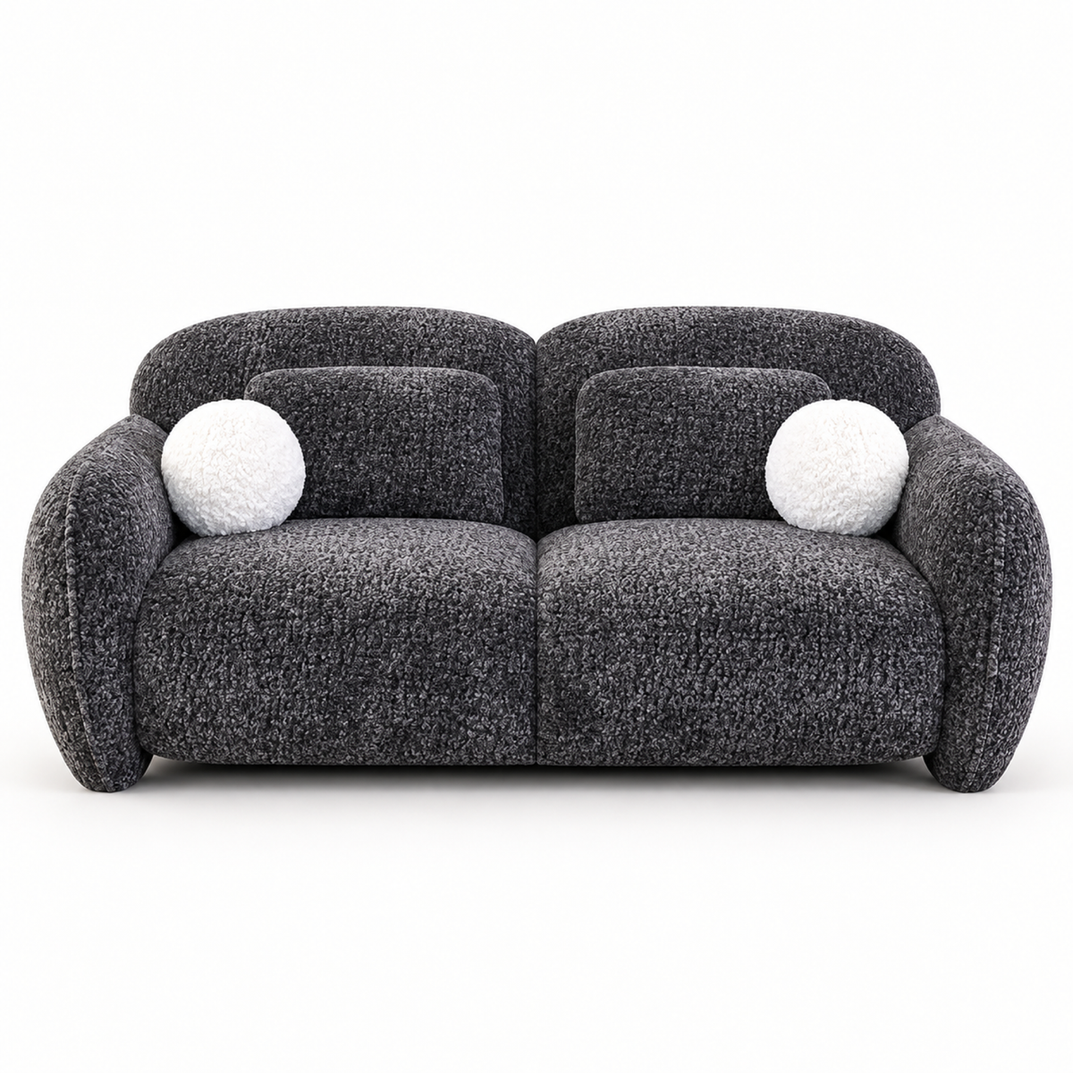 Peverell Loveseat - Dark Gray