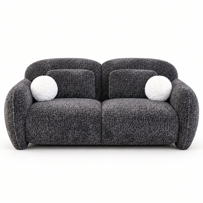 Peverell Loveseat - Dark Gray