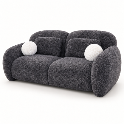 Peverell Loveseat - Dark Gray