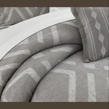 Priam 9-Piece Jacquard Comforter Set - King Size - Futu With . . .