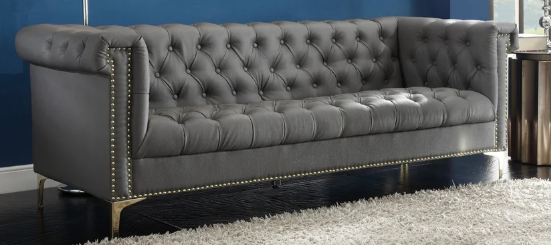 MacArthur PU Leather 3 seat Sofa