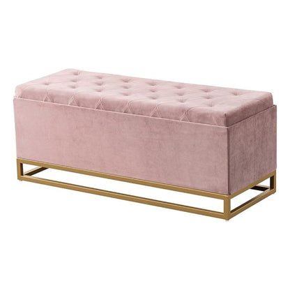 Kadiri Velvet Storage Bench - Futu With . . .