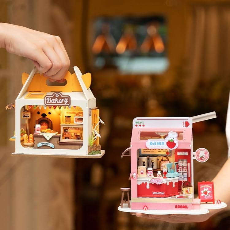 DIY Miniature House- (DS034) Strawberry Milk House