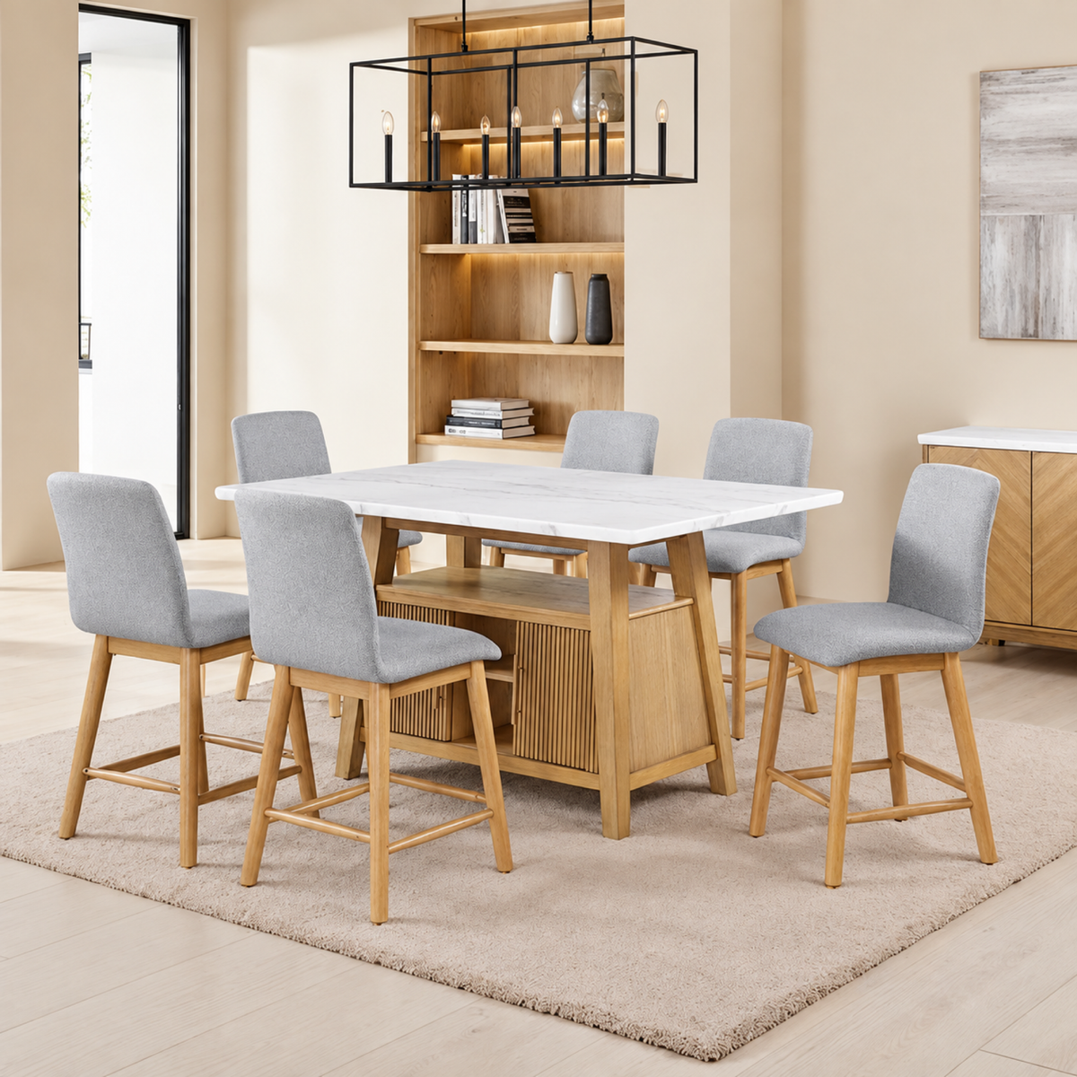 Tandier Counter Height Dining Set - 5pc