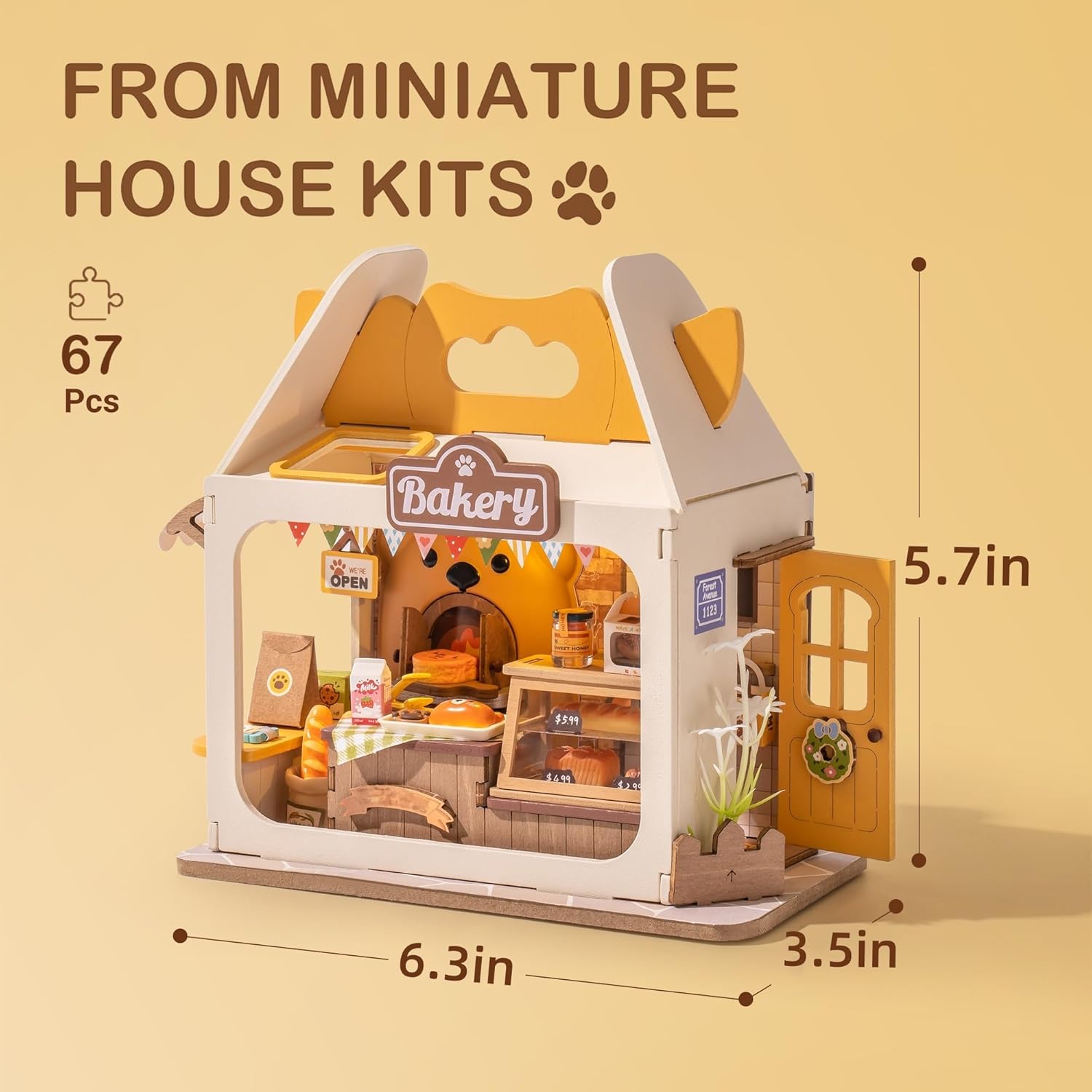 DIY Miniature House- (DS033) Teddy's Breadbox