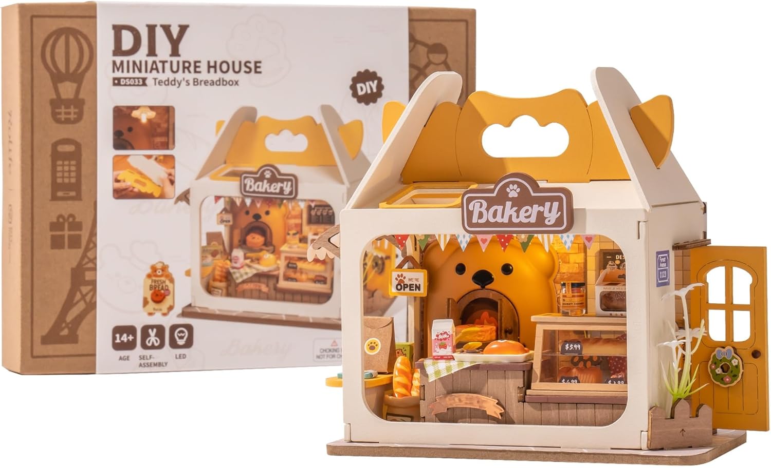 DIY Miniature House- (DS033) Teddy's Breadbox