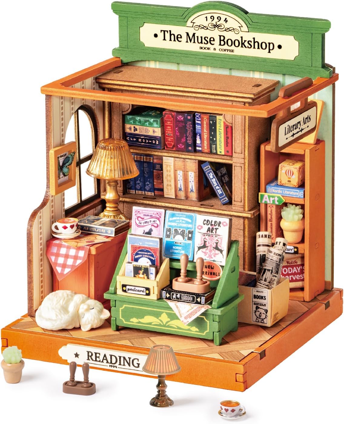 DIY Miniature House- (DS040) The Muse Bookshop