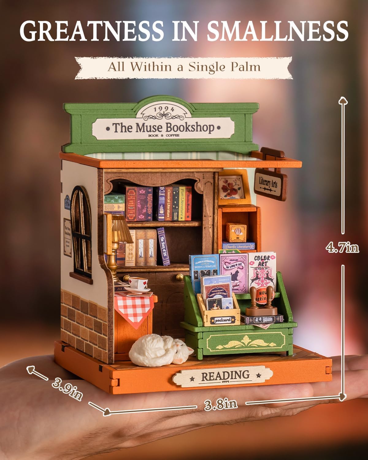 DIY Miniature House- (DS040) The Muse Bookshop