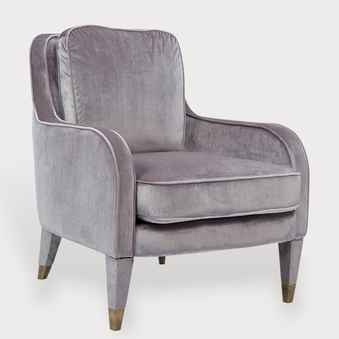 Tzivia Velvet Accent Chair