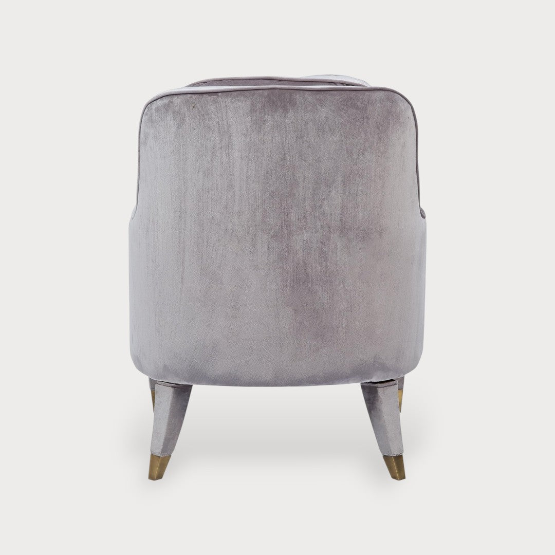 Tzivia Velvet Accent Chair