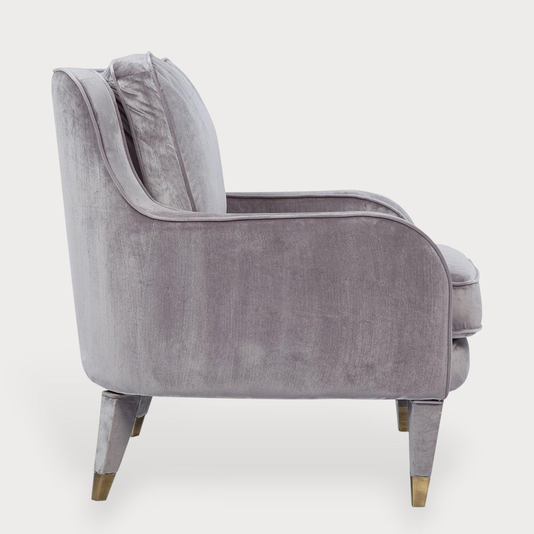 Tzivia Velvet Accent Chair