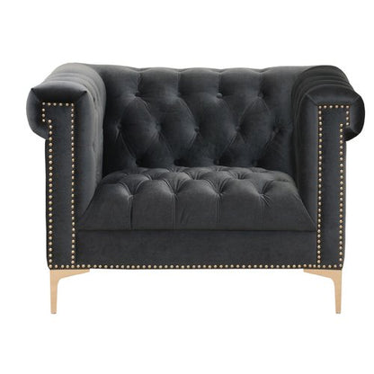 Vanessa Velvet Club Chair - Futu With . . .