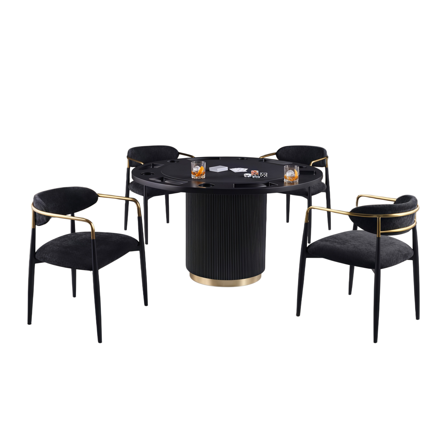 Frascona Black Dining Set