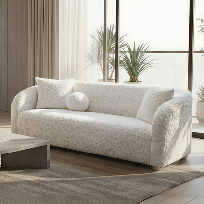 Oravin White Sofa Set