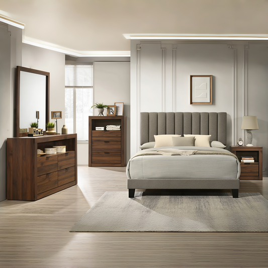 Altimari Walnut Bedroom Set