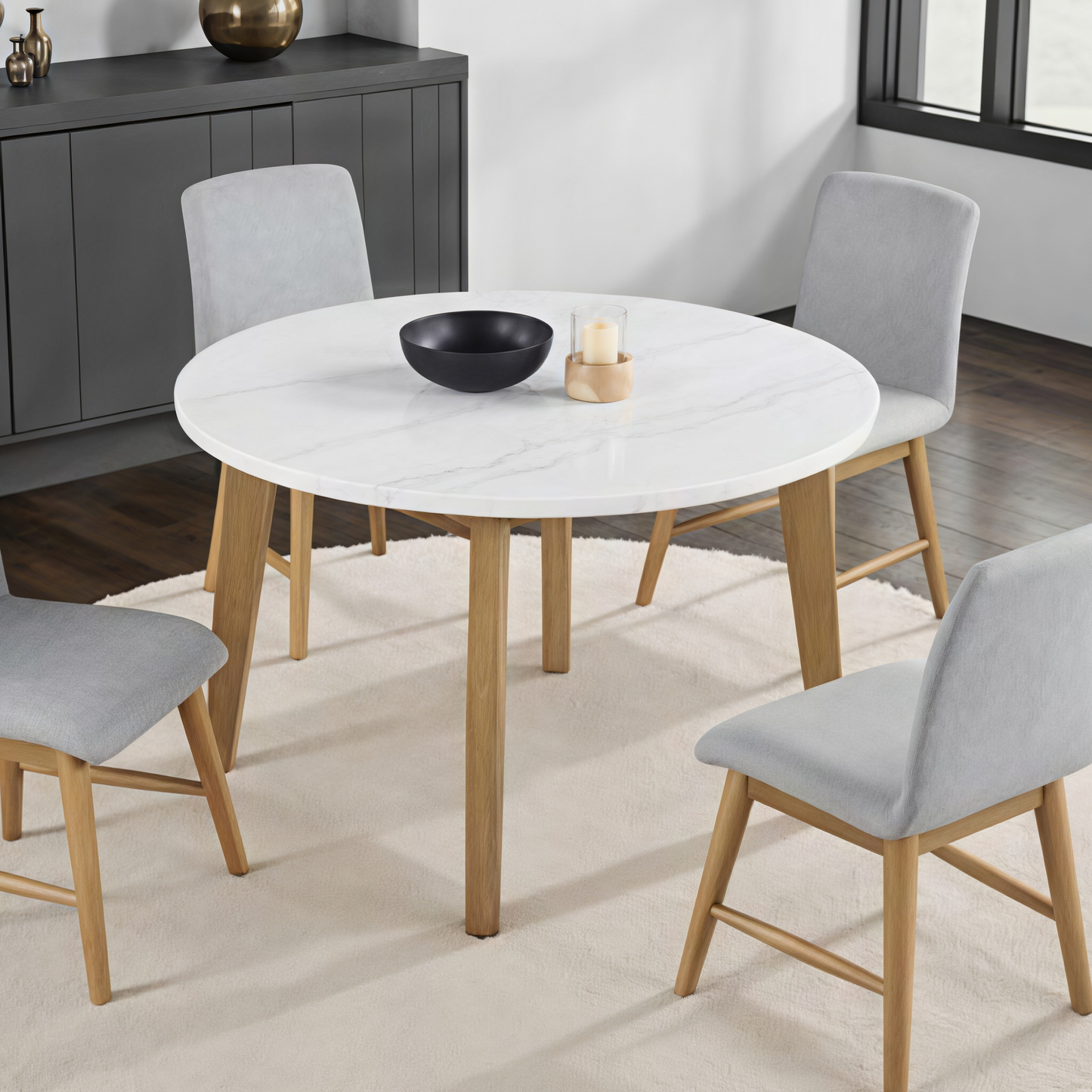 Mandeir Round Dining Table