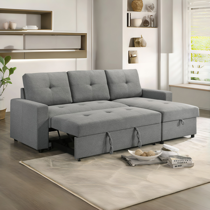 Giorg Gray Sectional Sofa