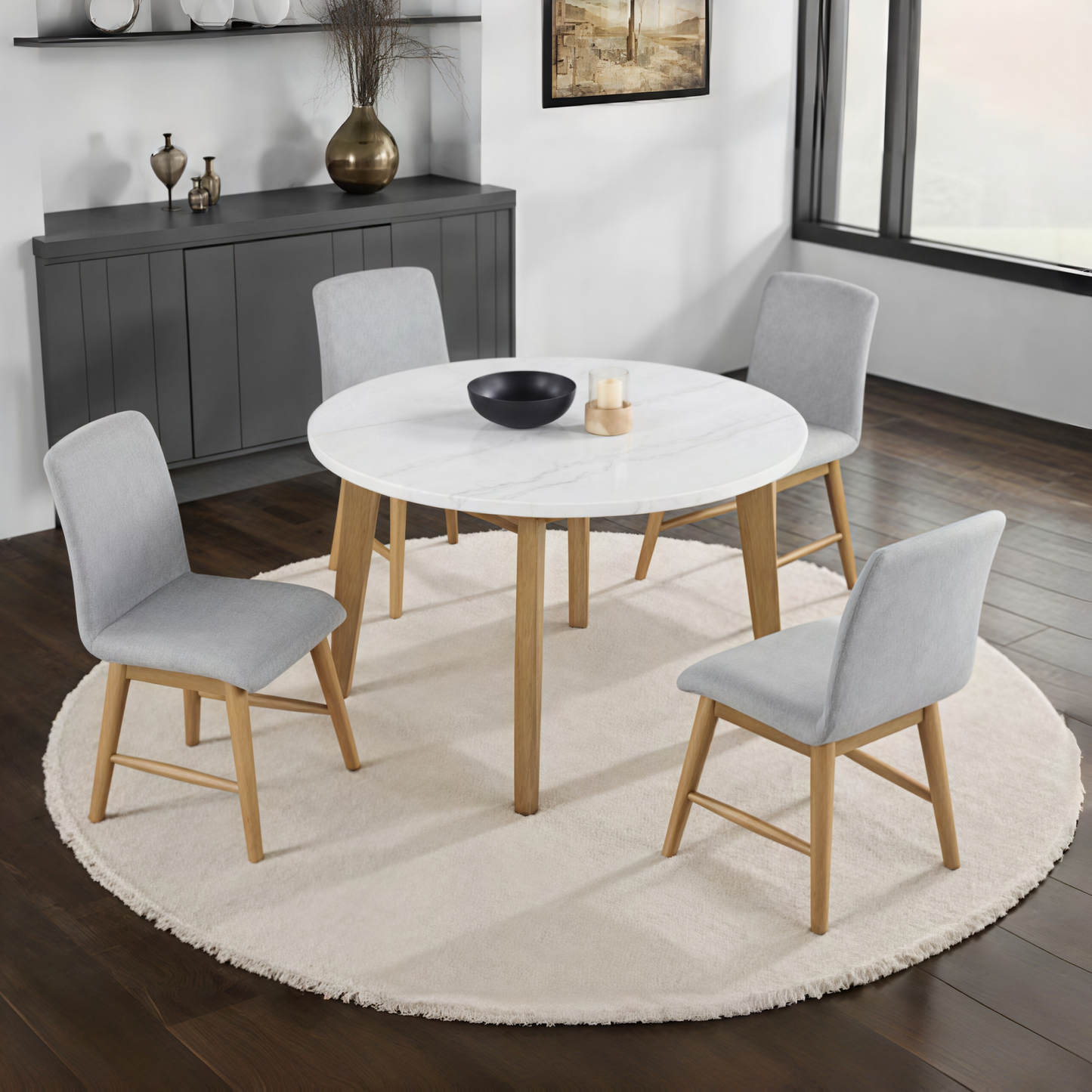Mandeir Round Dining Table