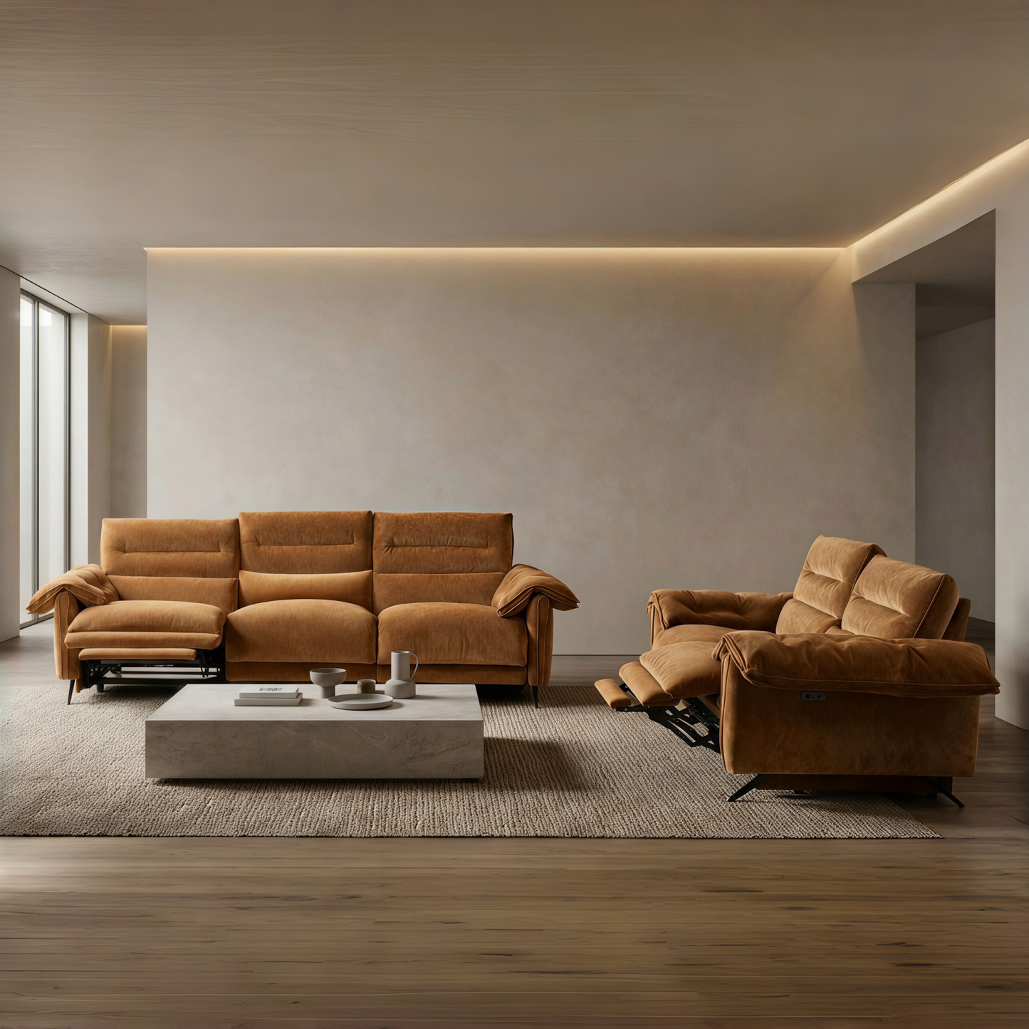 Marlen Sienna Brown Loveseat