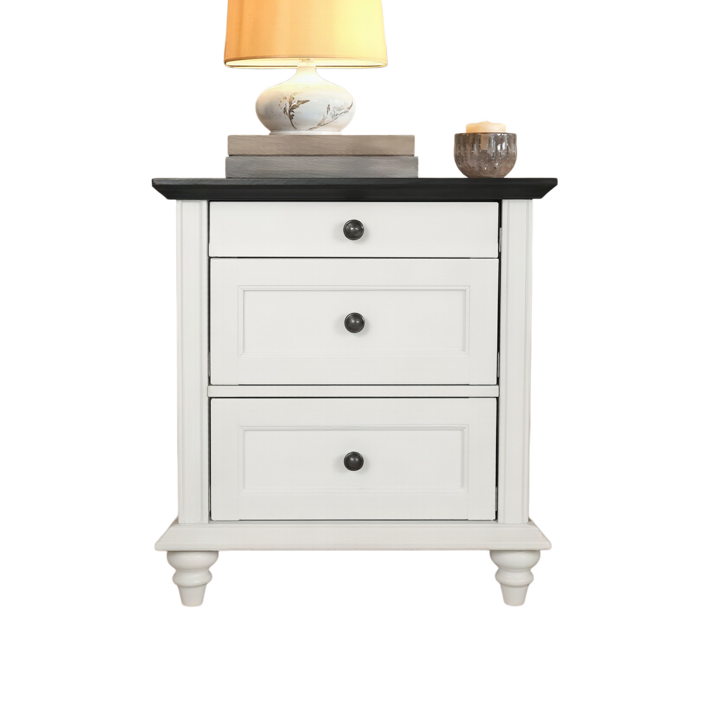 Hayln 3 Drawer Nightstand