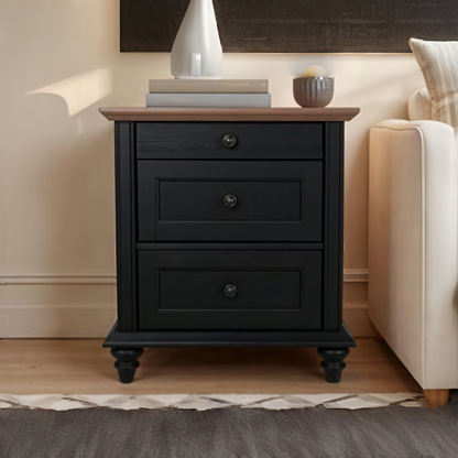 Hayln 3 Drawer Nightstand
