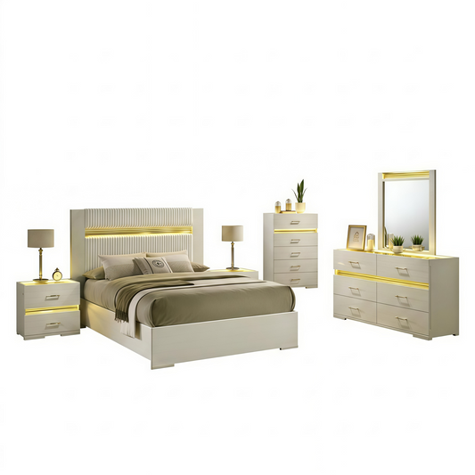 Beige Bedroom Set