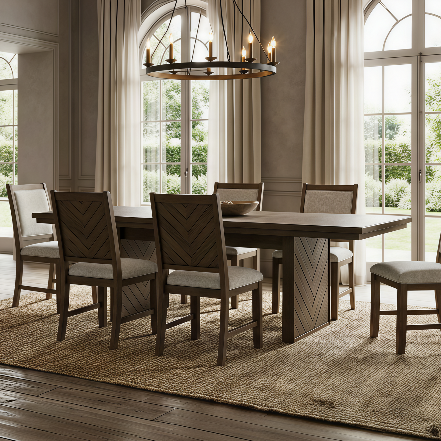 Casorio Walnut Dining Set
