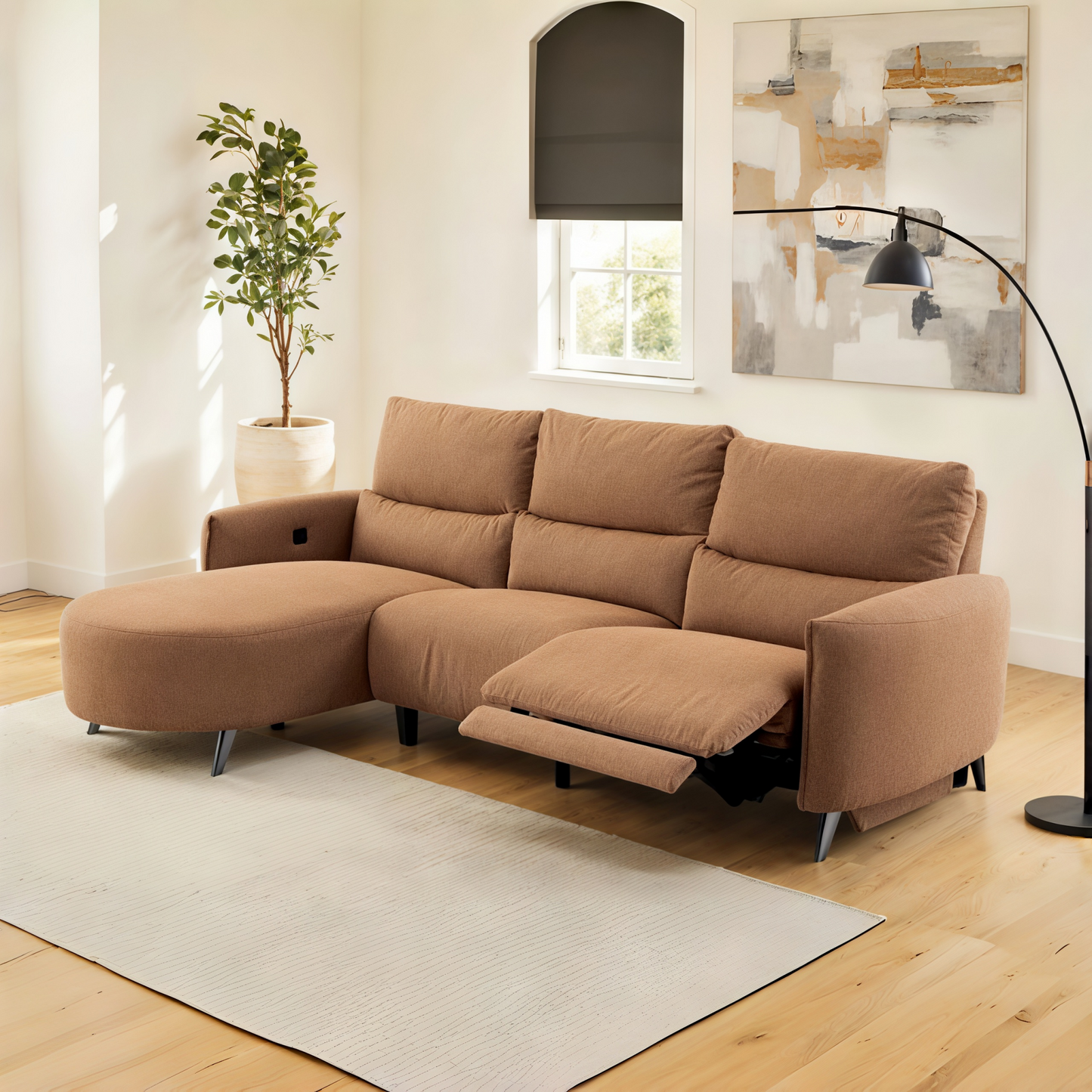 Gelten Brown Sofa
