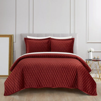 Wafa 3-Piece Quilt Set - King & Queen Size