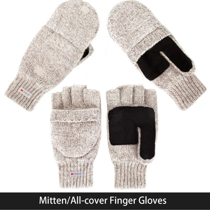 Wool Winter Beanie & Gloves - Futu With . . .