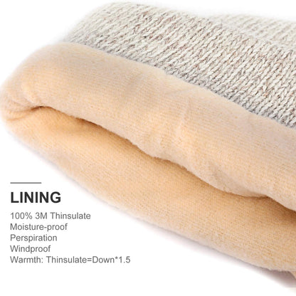 Wool Winter Beanie & Gloves - Futu With . . .