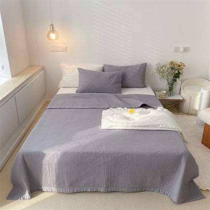 Solid Color 3-Piece Bedspread Set - Futu With . . .