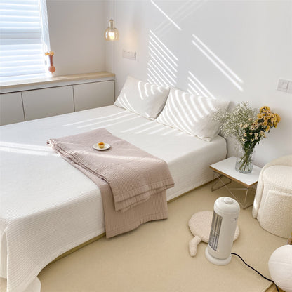 Solid Color 3-Piece Bedspread Set - Futu With . . .