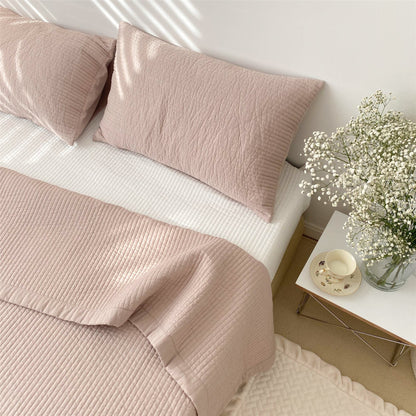 Solid Color 3-Piece Bedspread Set - Futu With . . .