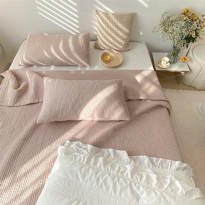 Solid Color 3-Piece Bedspread Set - Futu With . . .