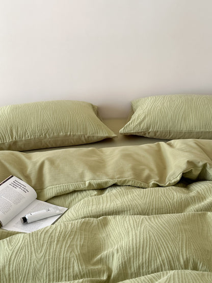 Solid Color 4-Piece Bedding Set - Futu With . . .