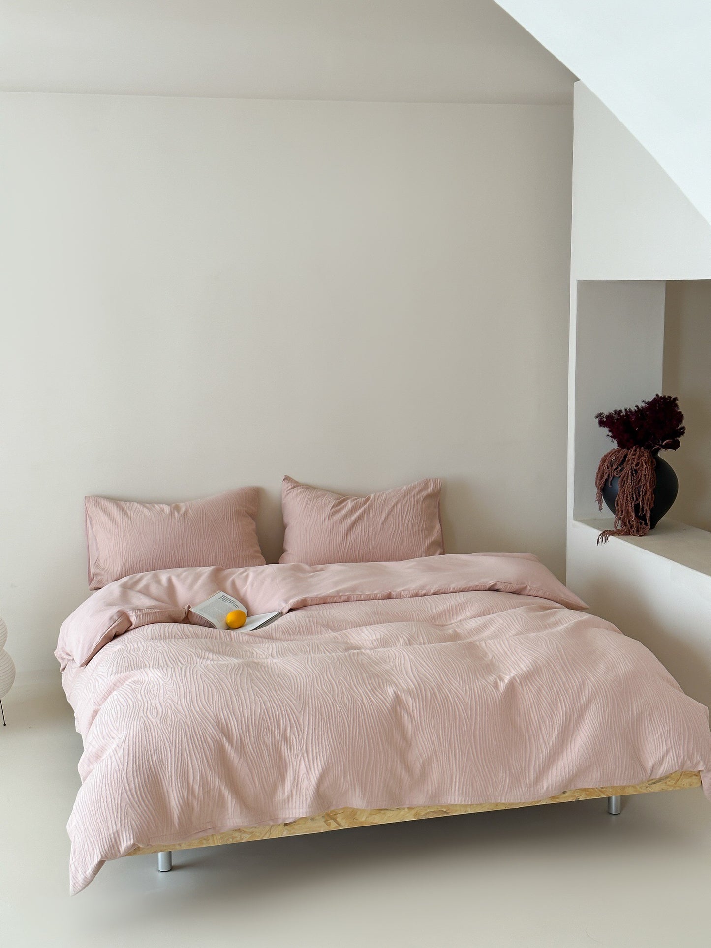 Solid Color 4-Piece Bedding Set - Futu With . . .