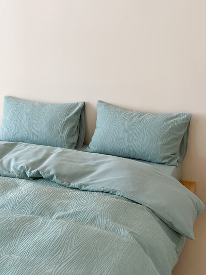 Solid Color 4-Piece Bedding Set - Futu With . . .