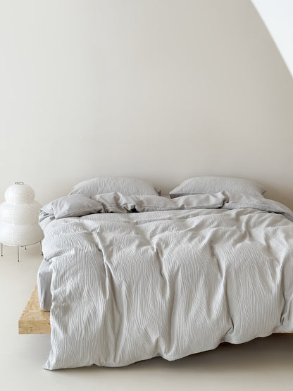 Solid Color 4-Piece Bedding Set - Futu With . . .