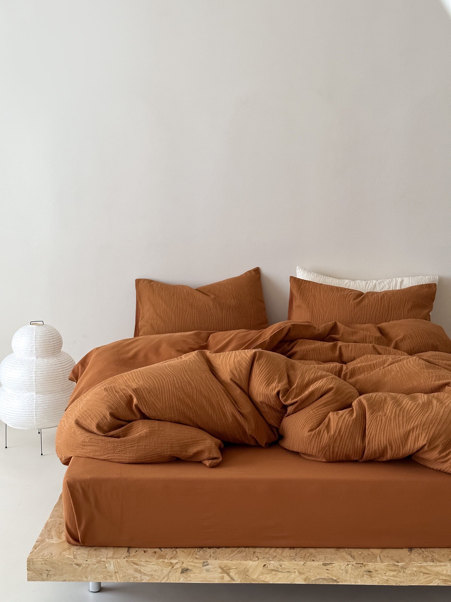 Solid Color 4-Piece Bedding Set - Futu With . . .