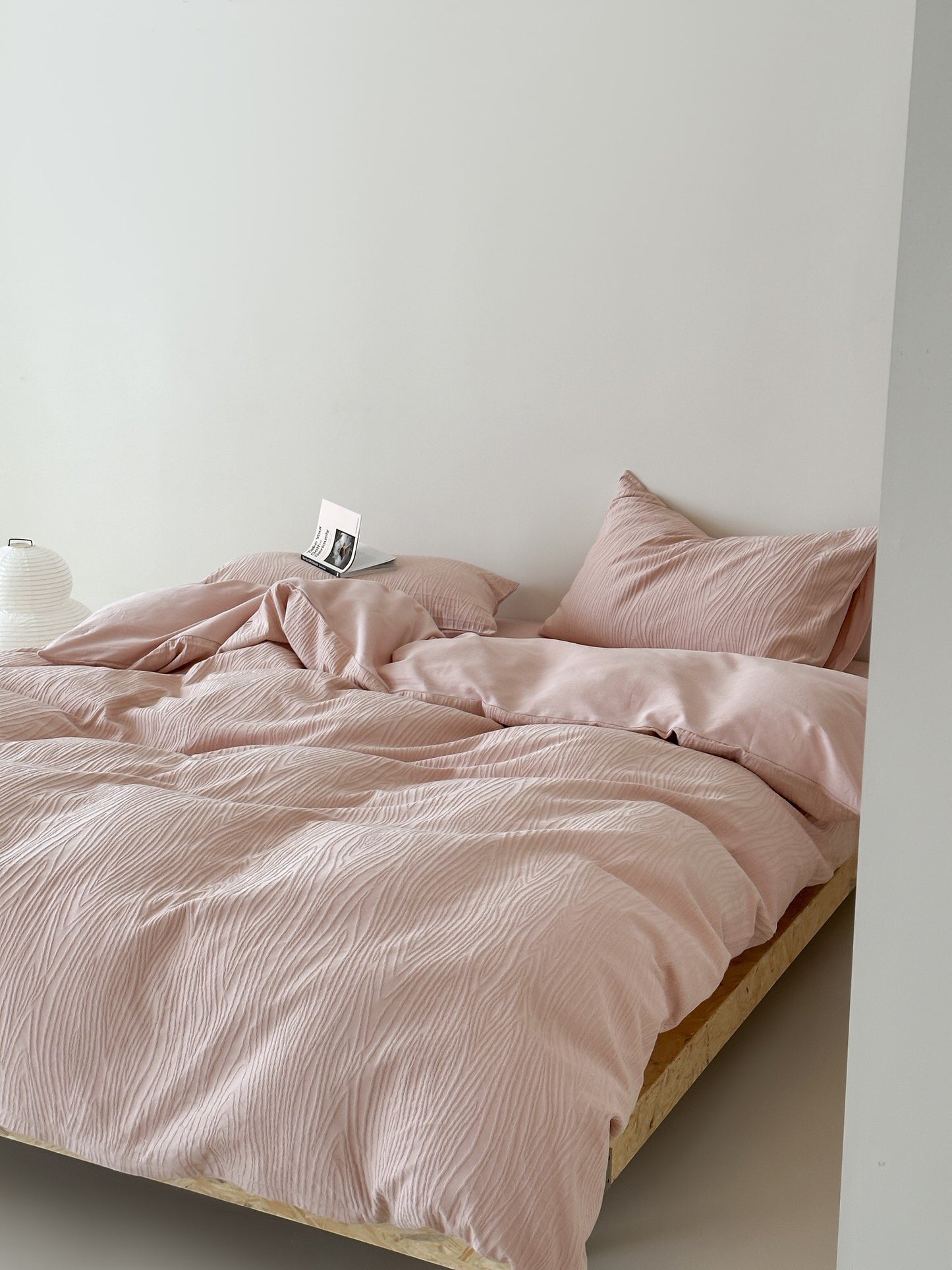 Solid Color 4-Piece Bedding Set - Futu With . . .