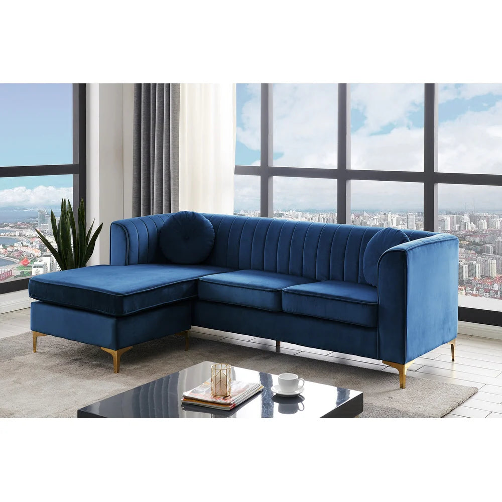 Britannia Velvet Modular Sectional Sofa