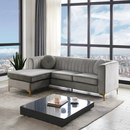 Britannia Velvet Modular Sectional Sofa