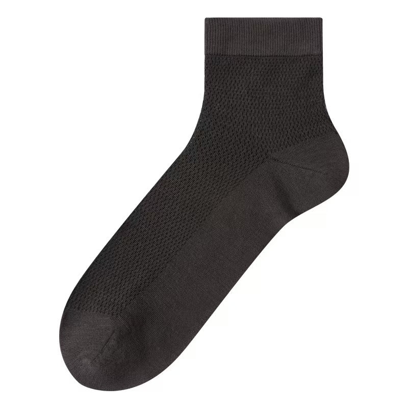 Men's Modal Silk Socks - 5 Pairs (Random Colors)