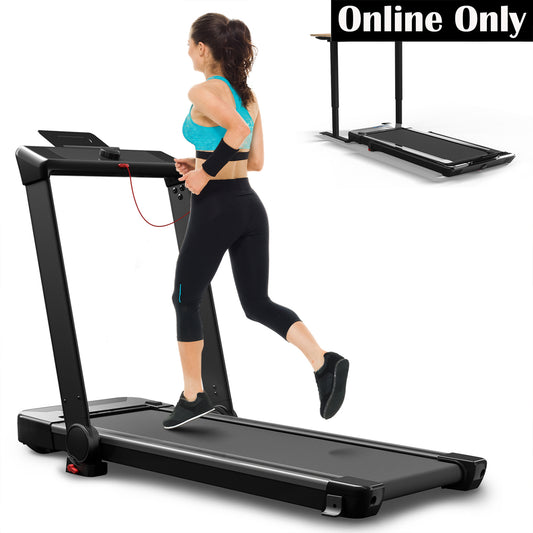 3-in-1 Folding Treadmill with Knob Control