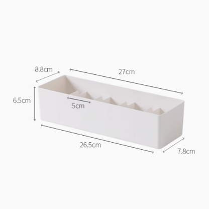 Compact Divided Storage Boxes