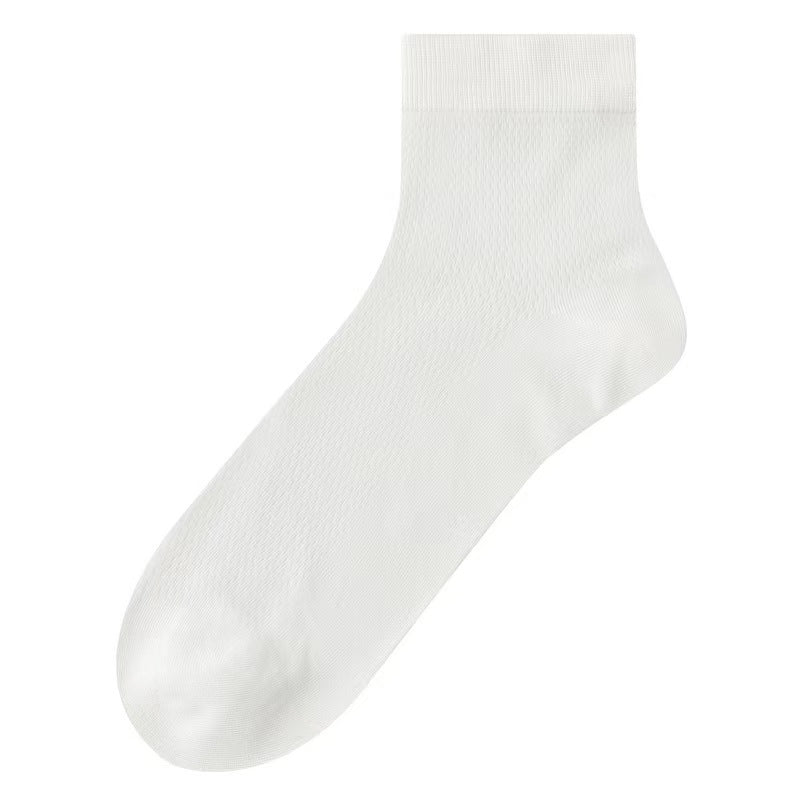 Men's Modal Silk Socks - 5 Pairs (Random Colors)