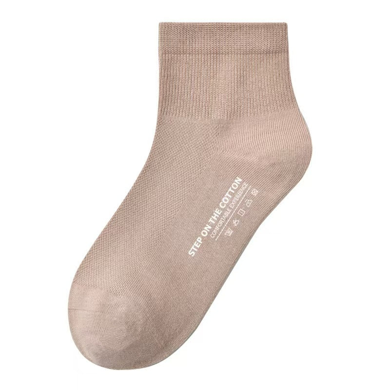 Women's Cotton Mid-Calf Socks, 2-Pair