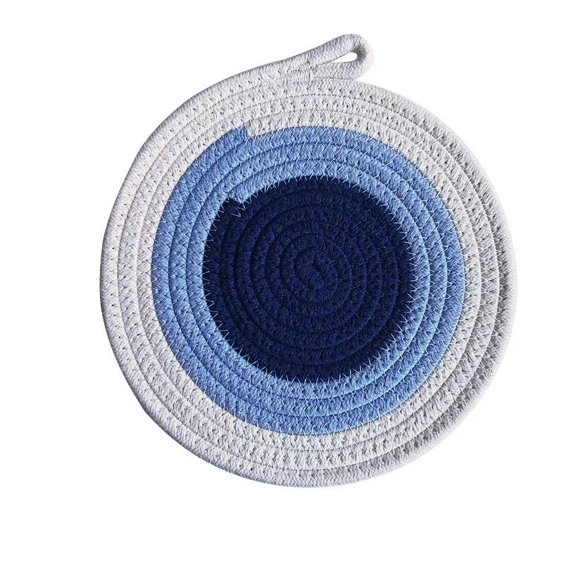 Two-Tone Cotton Rope Placemat